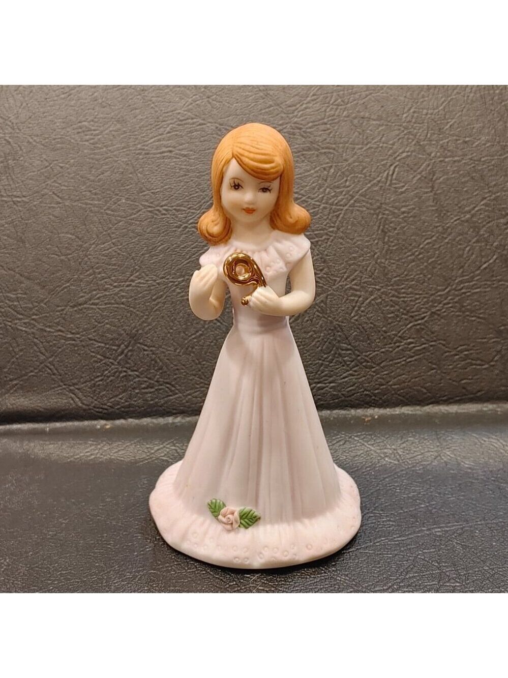 Enesco Growing Up Girls “Brunette Age 9” Porcelain Figurine